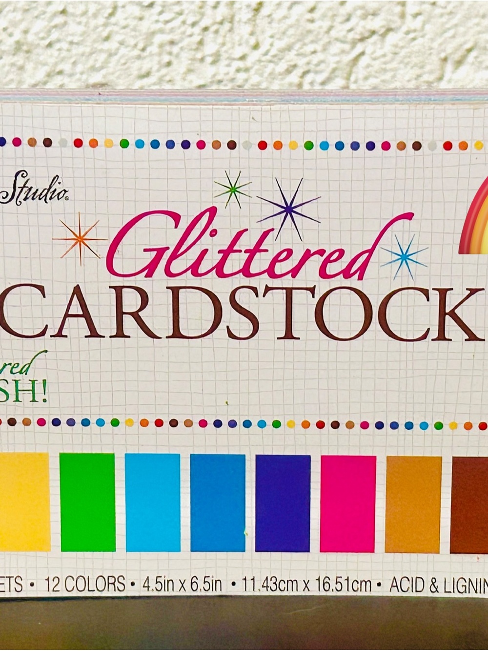 Glittered Cardstock Assortment Pack